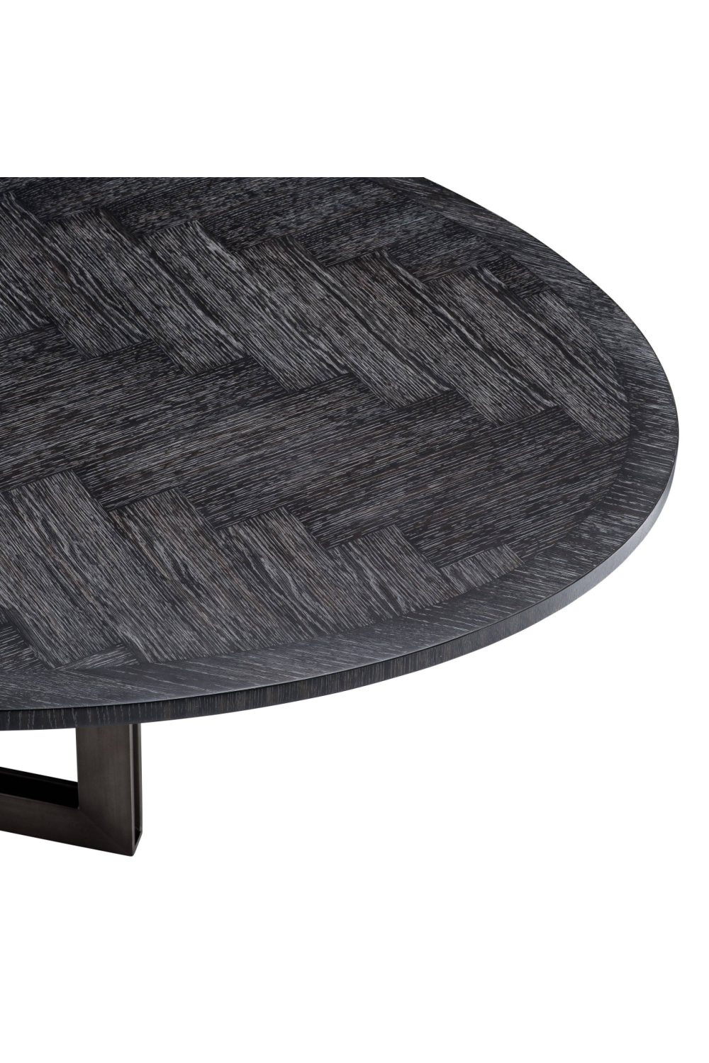Oval Charcoal Dining Table | Eichholtz Melchior | OROA