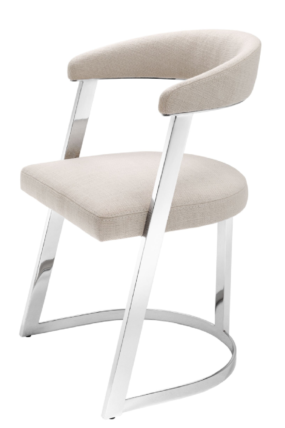 Natural Curved Retro Dining Chair | Eichholtz Dexter | Oroa.com