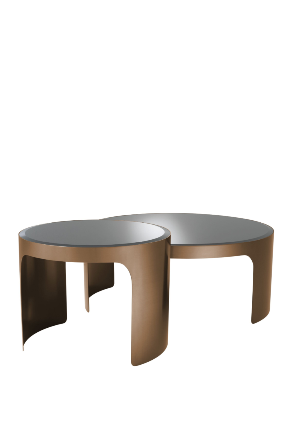 Copper Nesting Coffee Table Set Of 2 | Eichholtz Piemonte | OROA