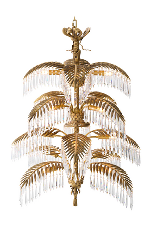 Vintage Brass Crystal Chandelier XL | Eichholtz Hildebrandt | Oroa.com