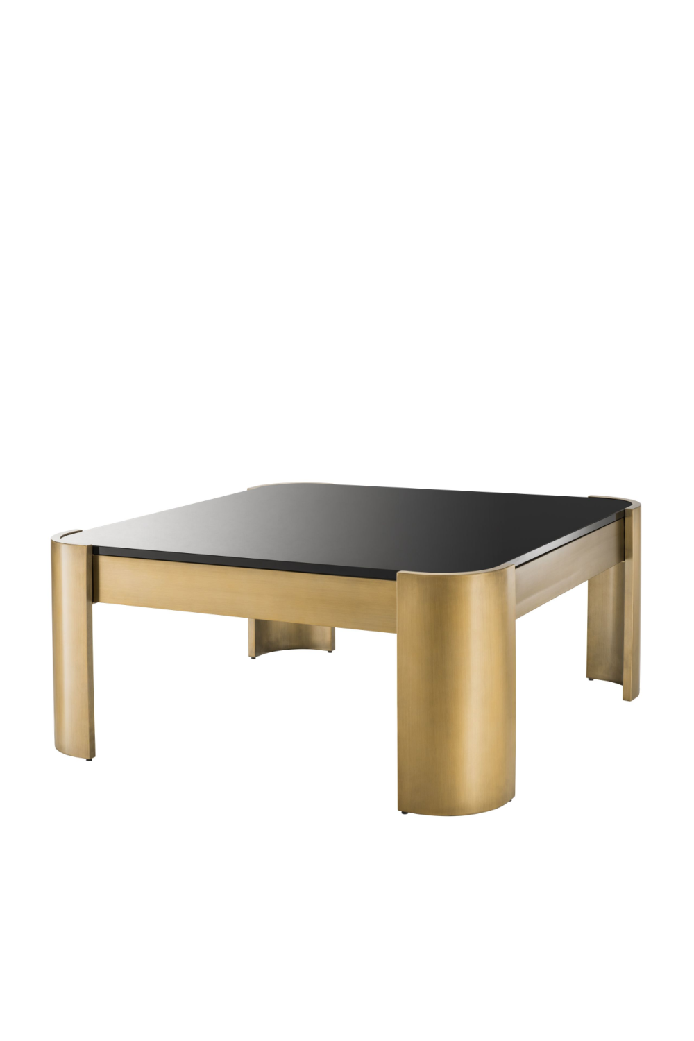 Cleo Side Table - Tall - Antique Brass