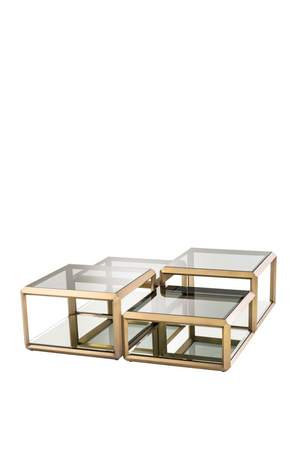 Brass Coffee Table Set | Eichholtz Callum | #1 Eichholtz Retailer