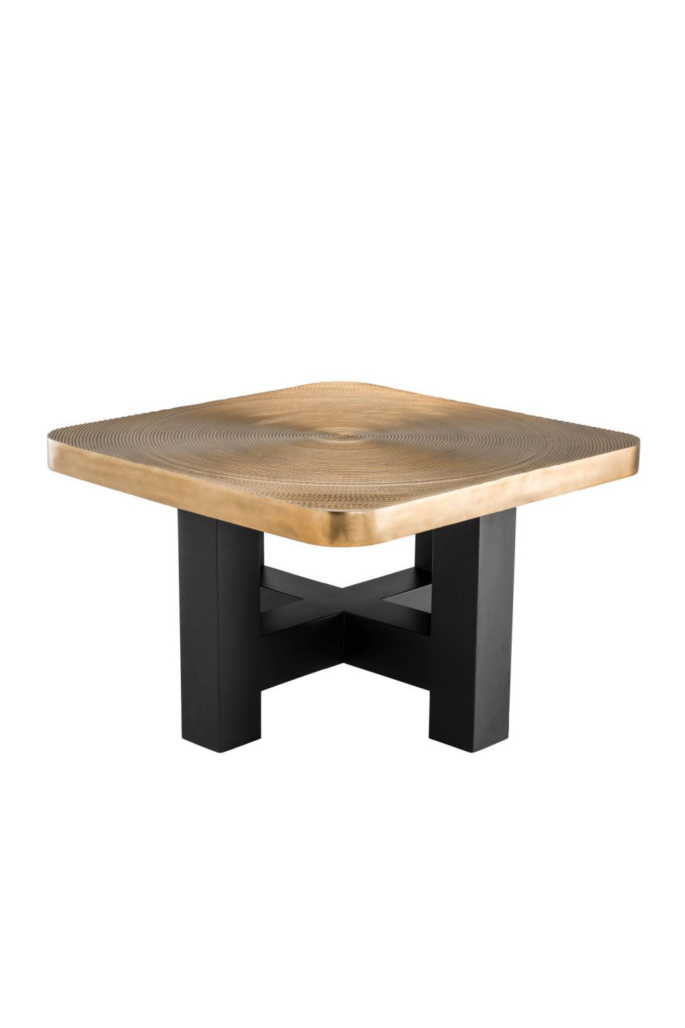 Ribbed Brass Coffee Table | Eichholtz Agoura | #1 Eichholtz Retailer