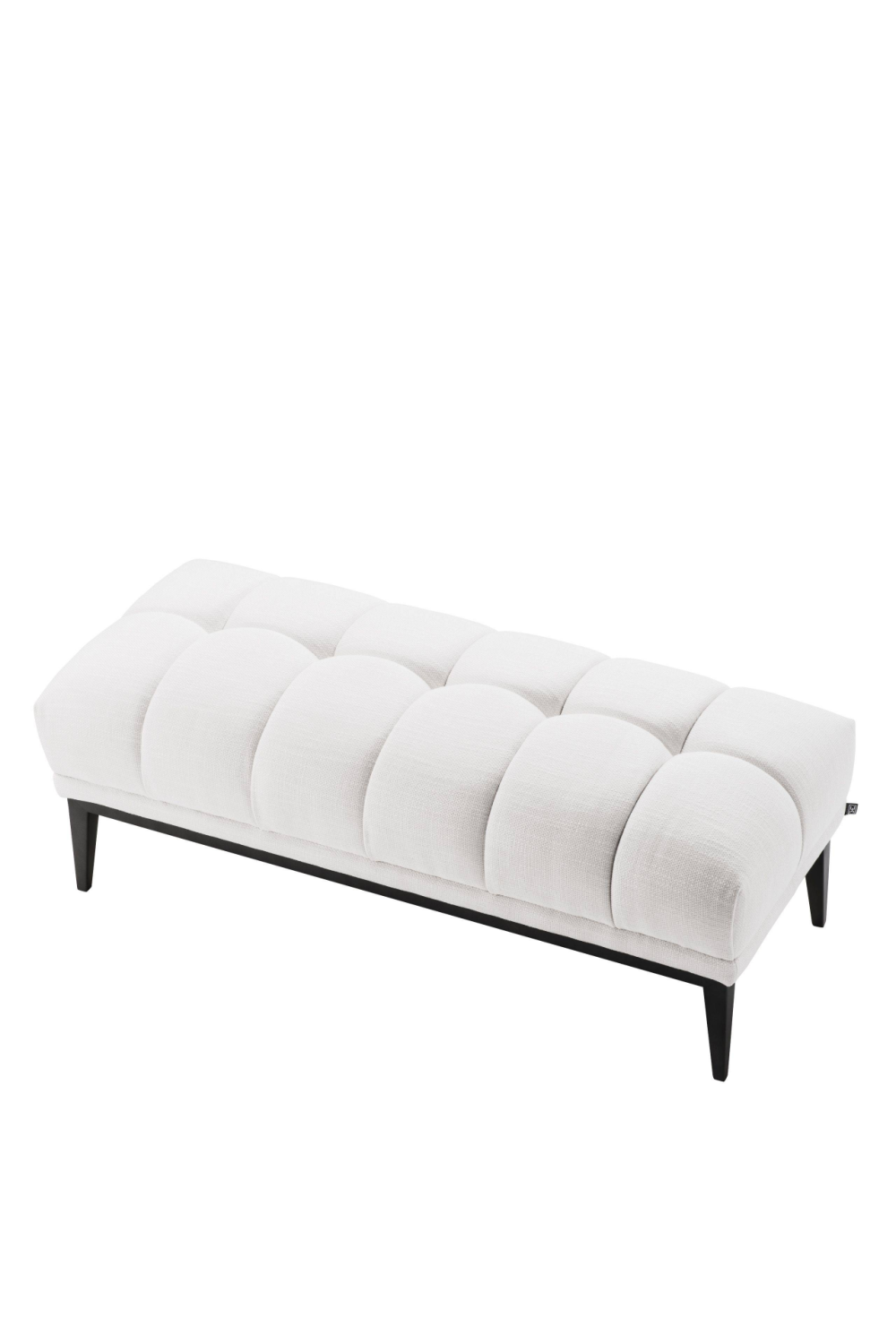 White Tufted Upholstered Bench | Eichholtz Aurelio | OROA