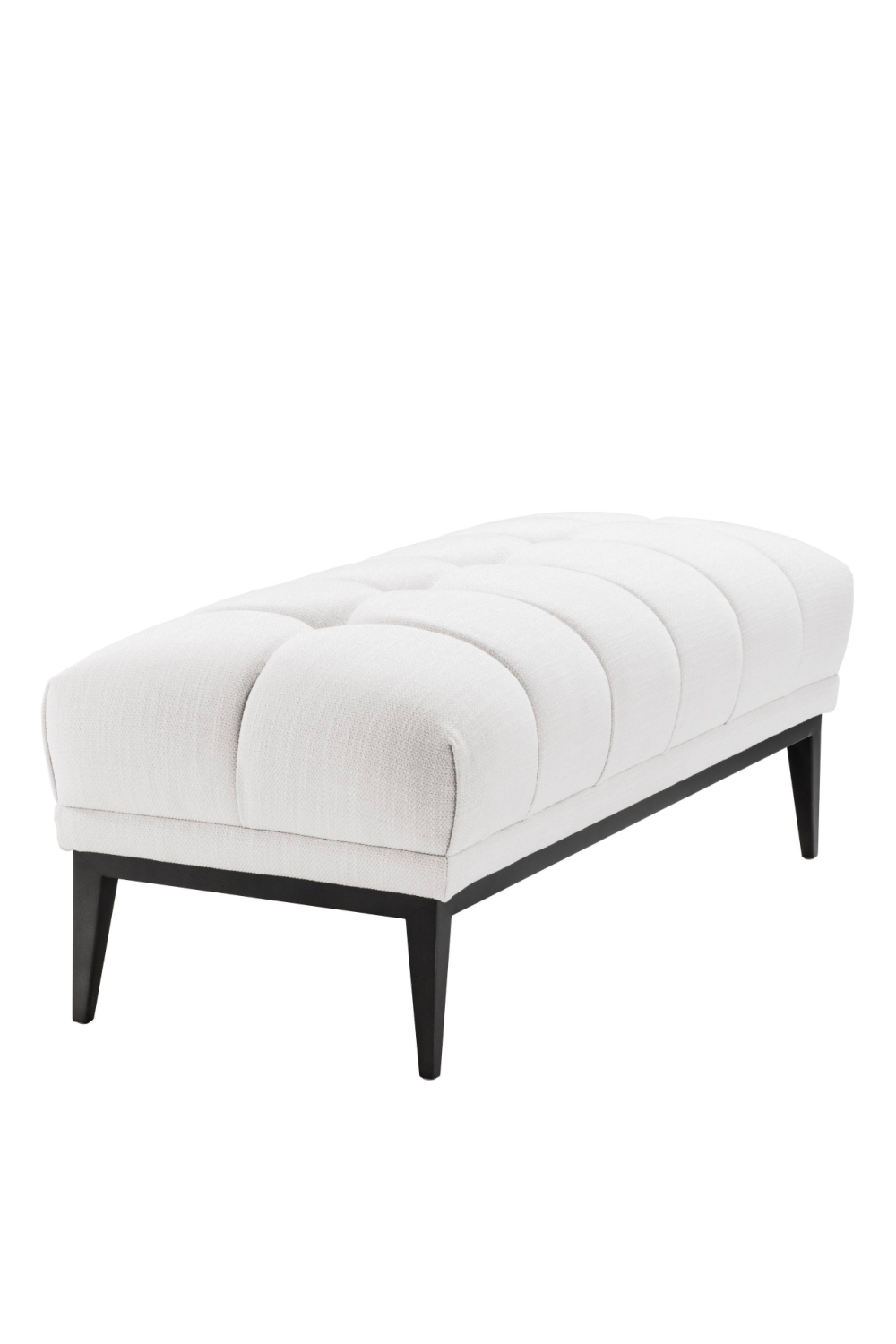 White Tufted Upholstered Bench | Eichholtz Aurelio | OROA