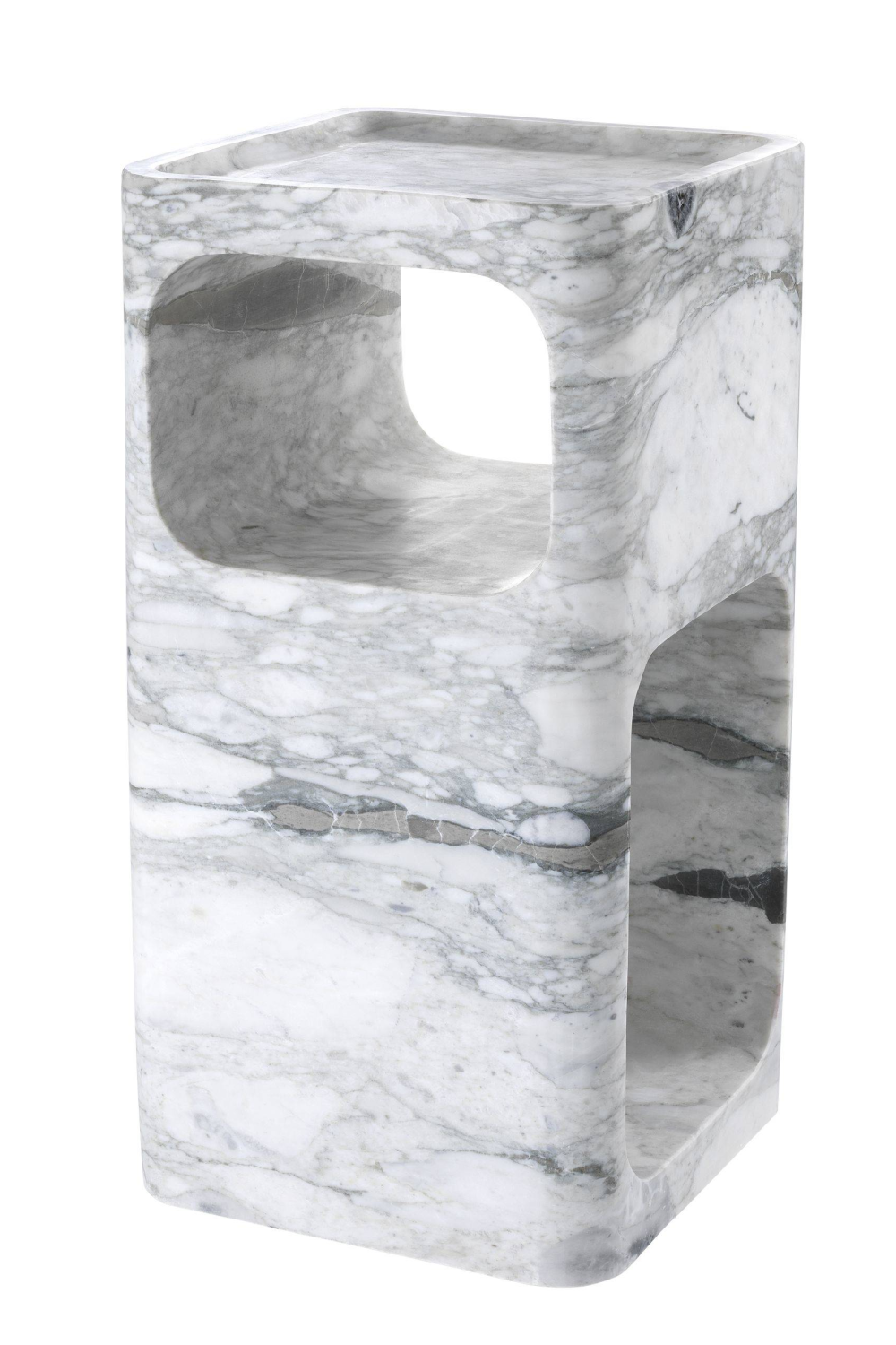 White Marble Side Table | Eichholtz Adler | Oroa.com