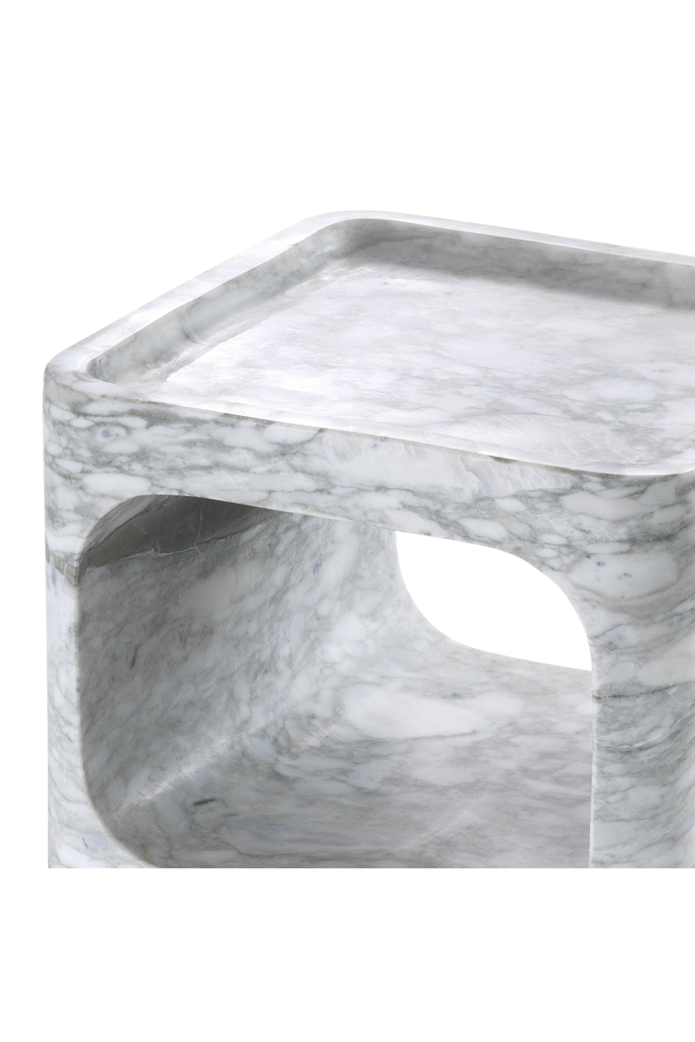 White Marble Side Table | Eichholtz Adler | Oroa.com