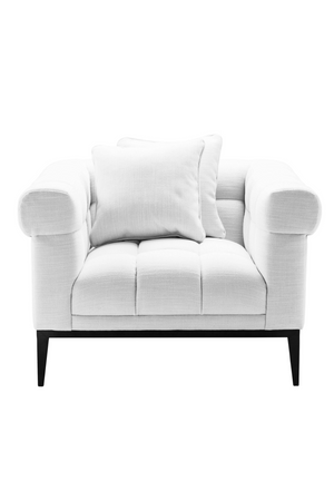 White Tufted Accent Chair | Eichholtz Aurelio | Oroa.com