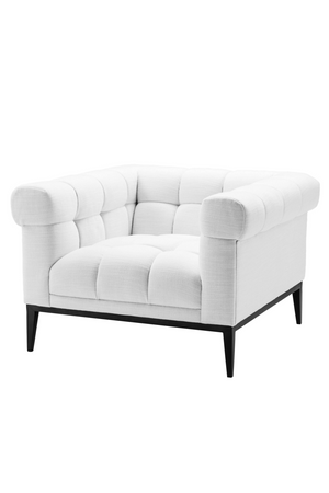 White Tufted Accent Chair | Eichholtz Aurelio | Oroa.com