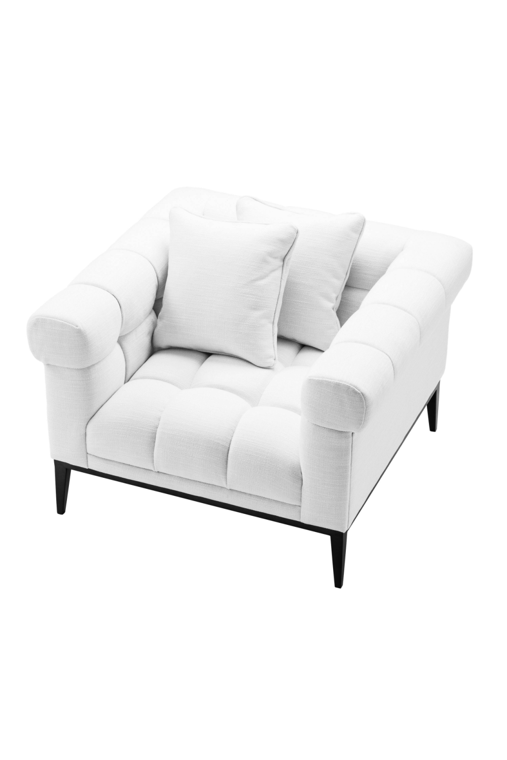 White Tufted Accent Chair | Eichholtz Aurelio | Oroa.com