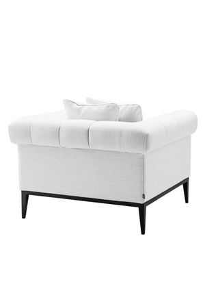White Tufted Accent Chair | Eichholtz Aurelio | Oroa.com