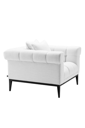 White Tufted Accent Chair | Eichholtz Aurelio | Oroa.com