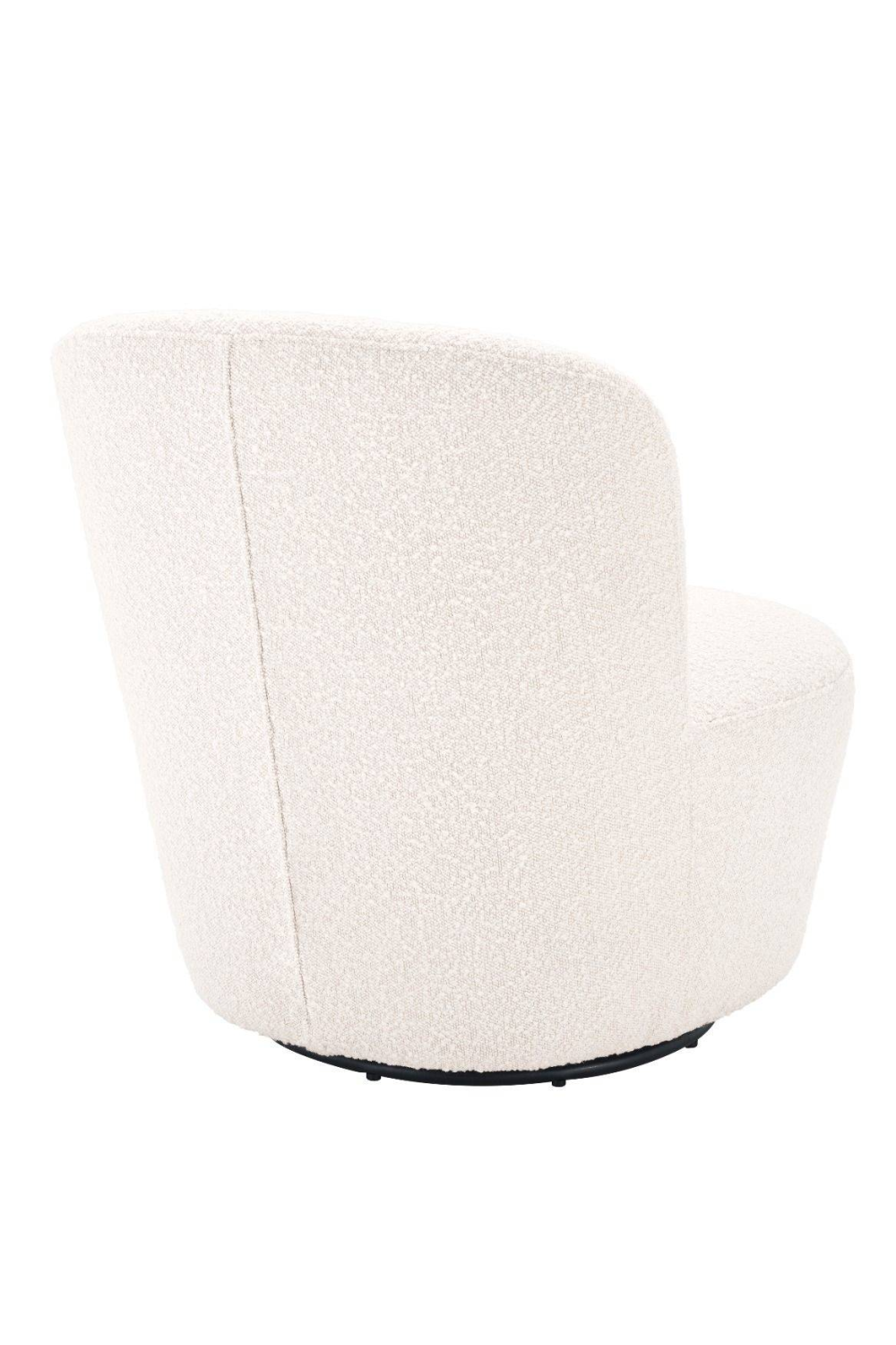 White Domed Back Swivel Chair | Eichholtz Doria | Oroa.com