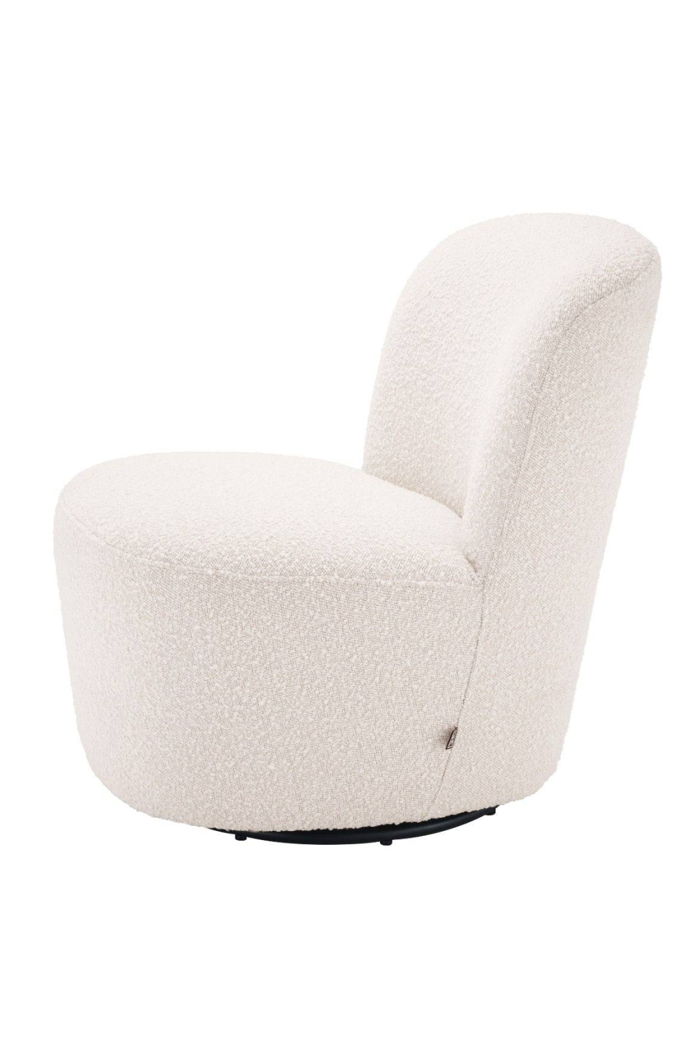 White Domed Back Swivel Chair | Eichholtz Doria | Oroa.com