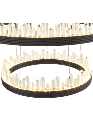 Bronze Crystal Glass Chandelier | Randall | OROA