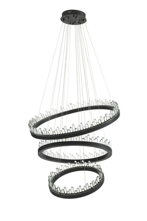 Bronze Crystal Glass Chandelier | Randall | OROA