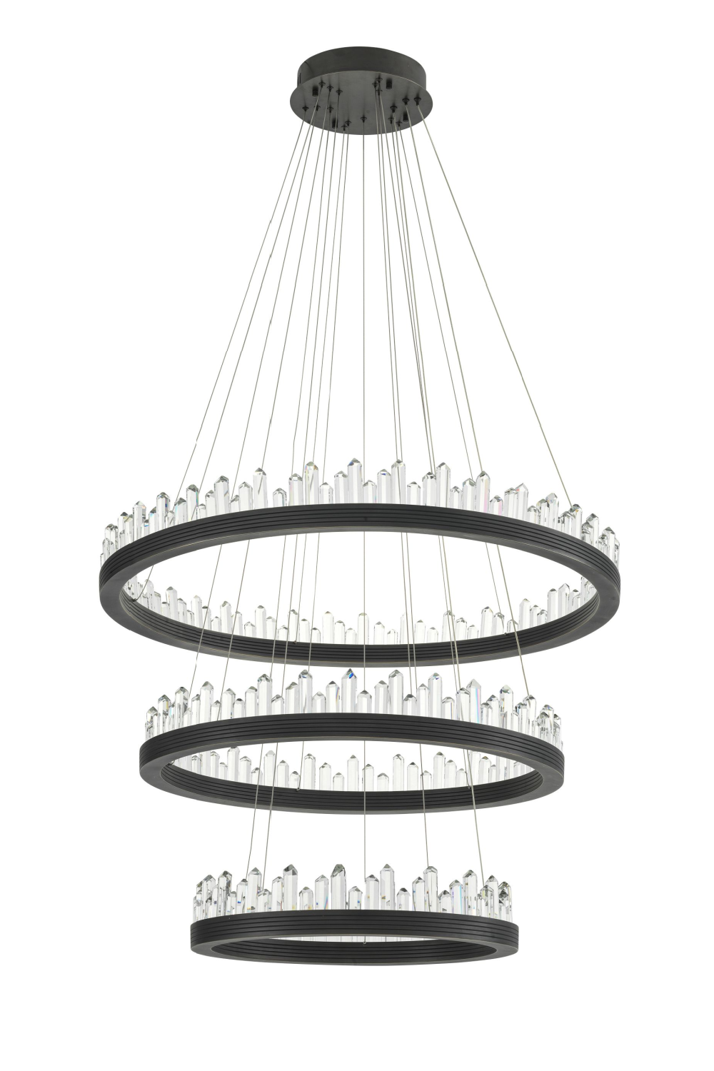 Bronze Crystal Glass Chandelier | Randall | OROA