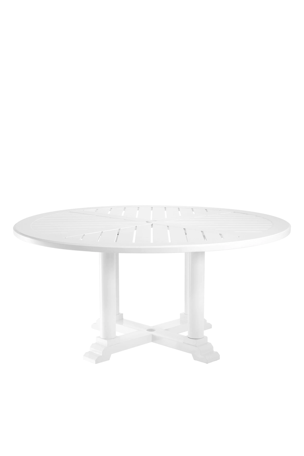White Round Outdoor Dining Table L | Eichholtz Bell Rive | OROATRADE.com