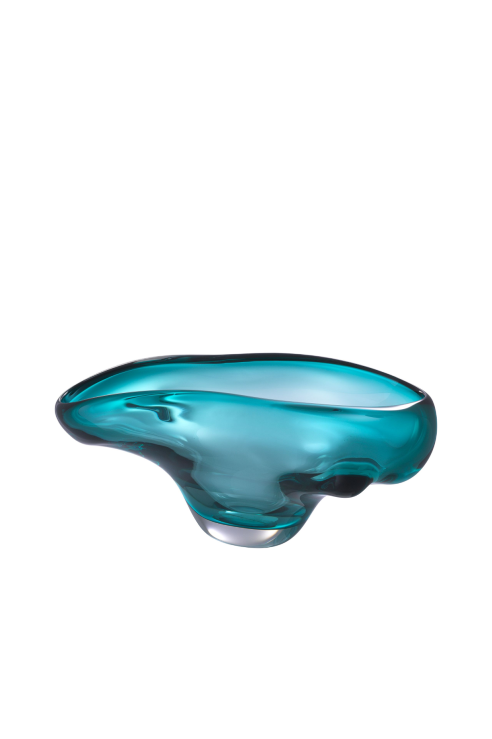 Turquoise Handblown Glass Bowl | Eichholtz Darius | OROA