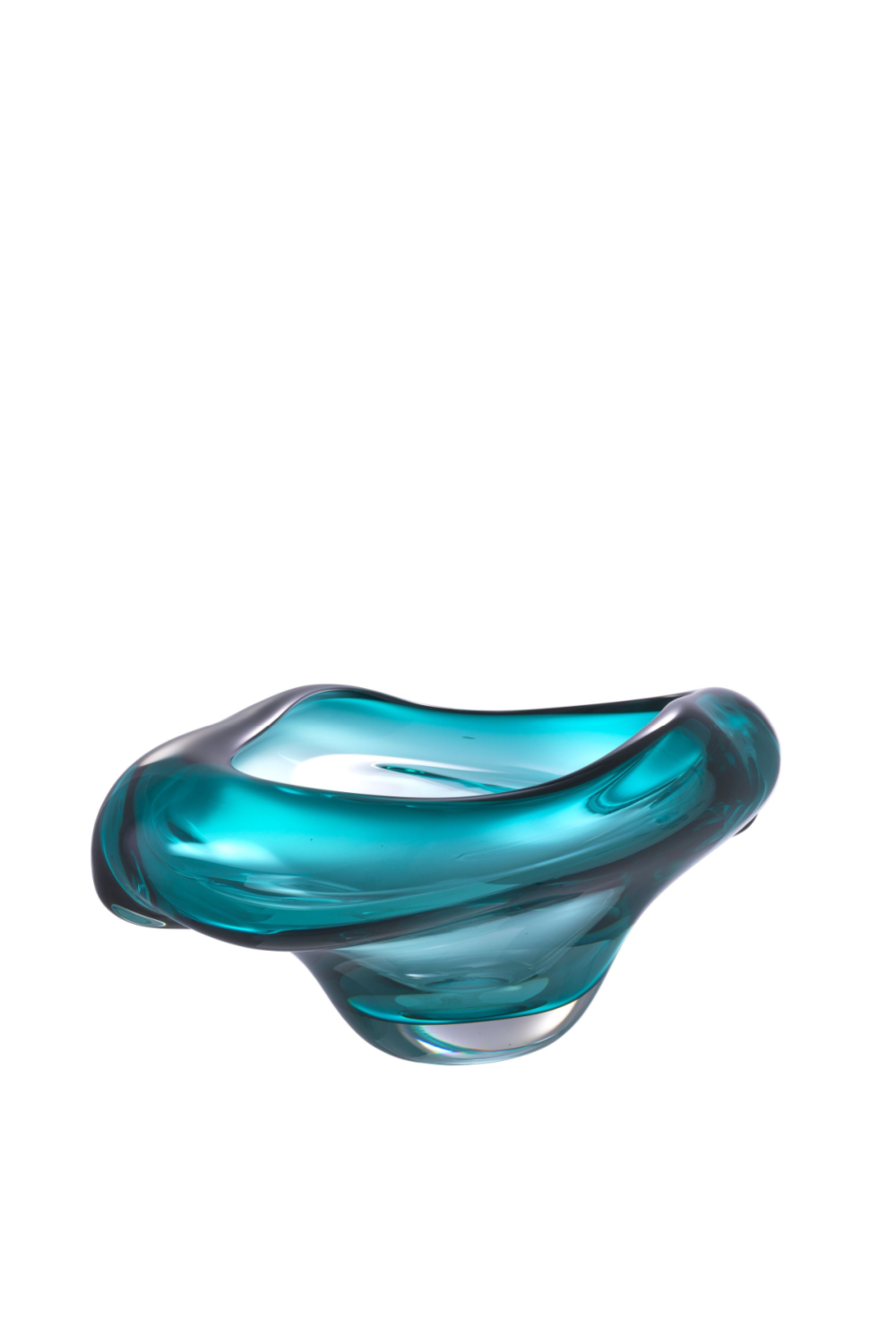 Turquoise Handblown Glass Bowl | Eichholtz Darius | OROA