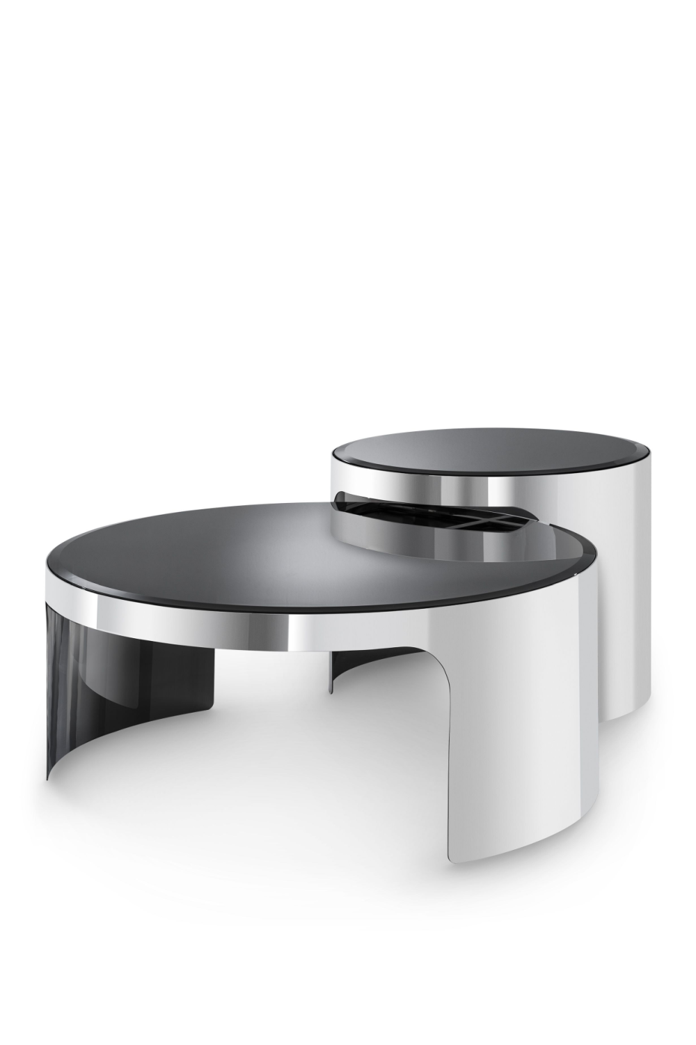 Silver Nesting Coffee Table Set Of 2 | Eichholtz Piemonte | OROA