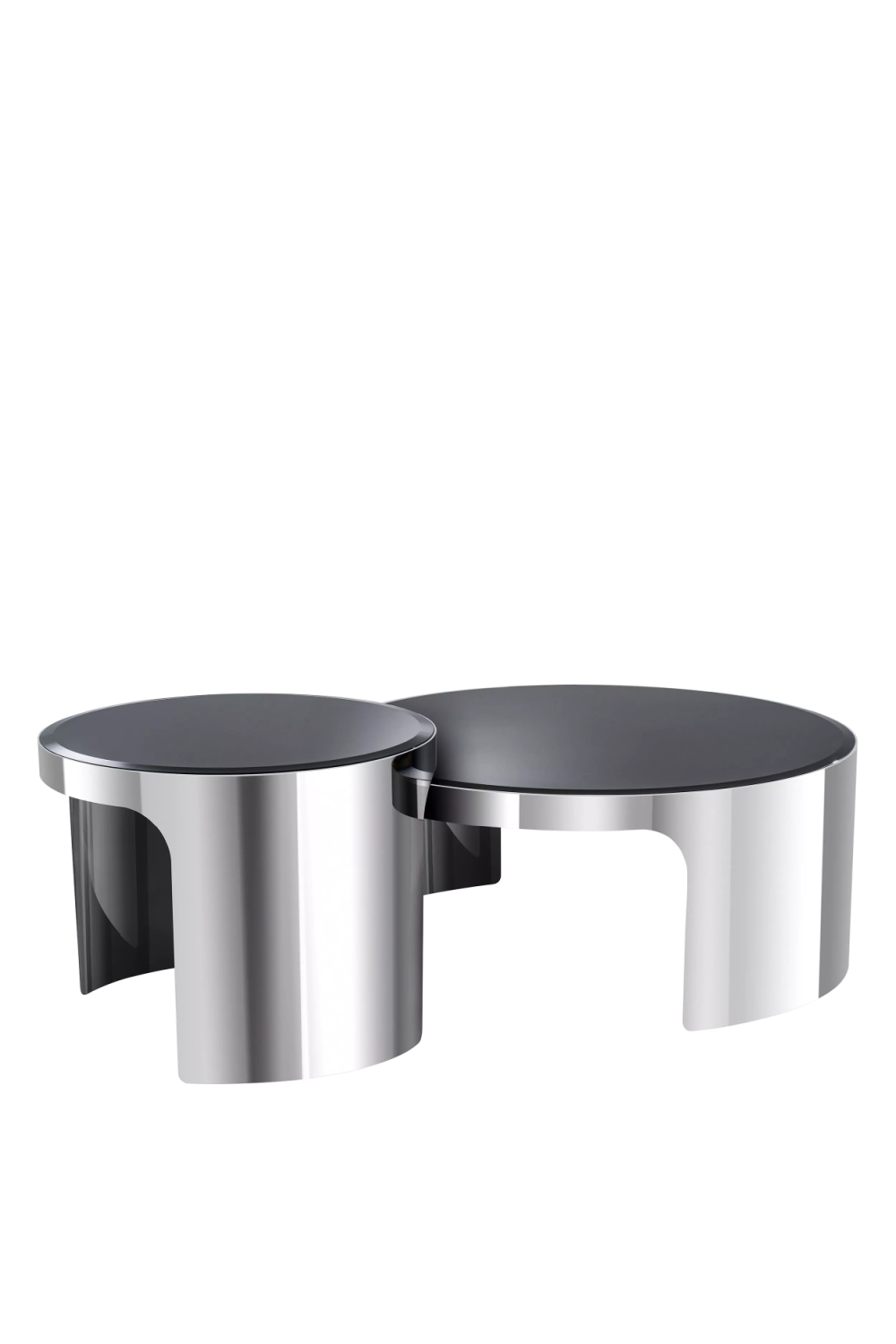 Silver Nesting Coffee Table Set Of 2 | Eichholtz Piemonte | OROA
