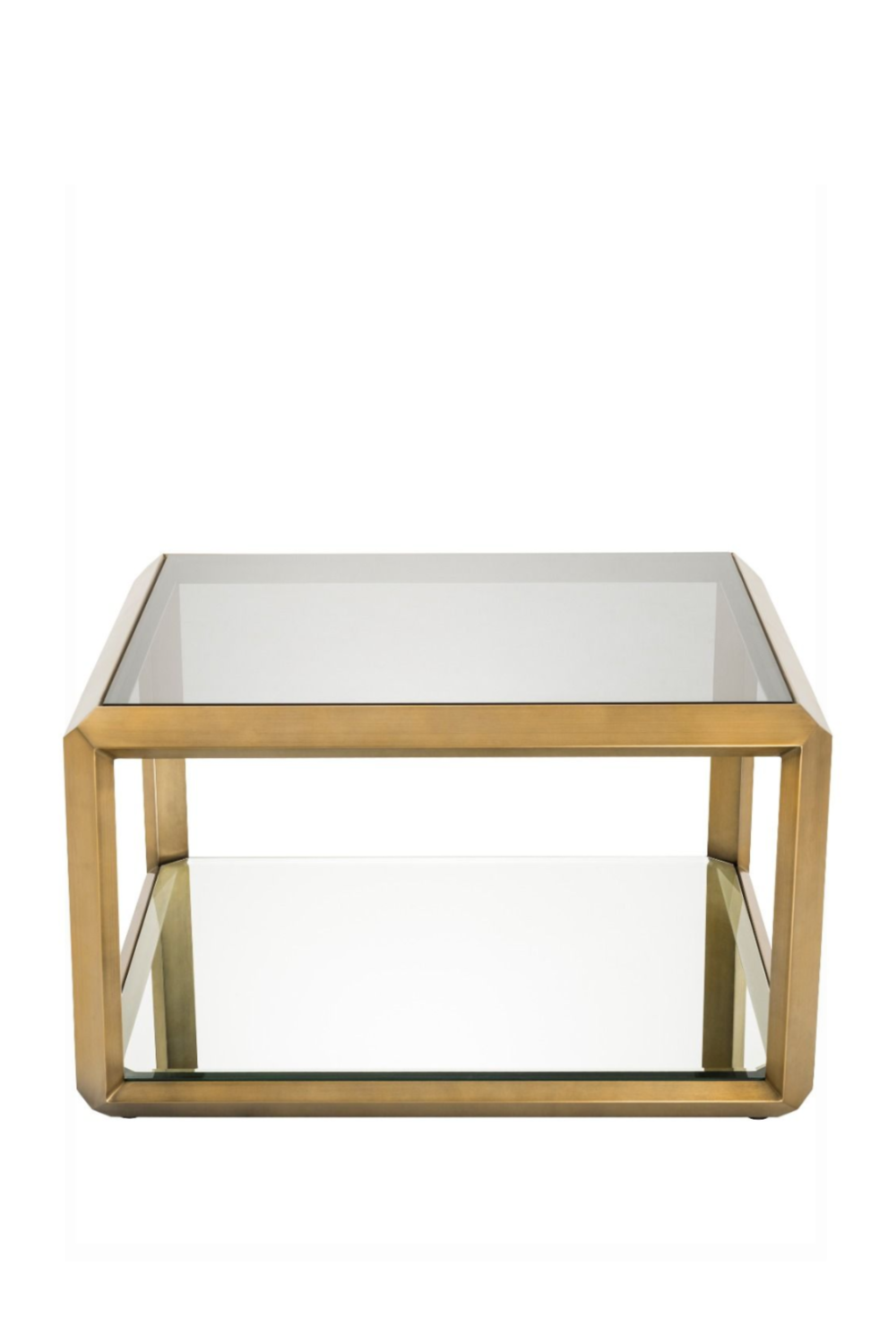 Brass Glass Box Side Table | Eichholtz Callum | OROA