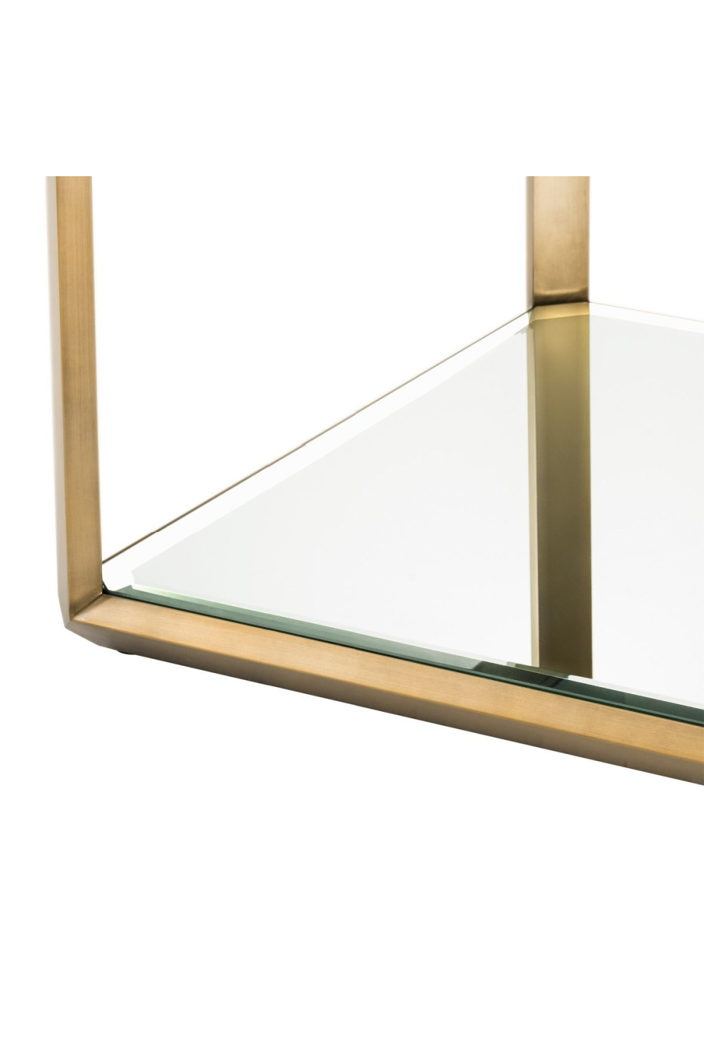 Brass Glass Box Side Table | Eichholtz Callum | Oroa.com
