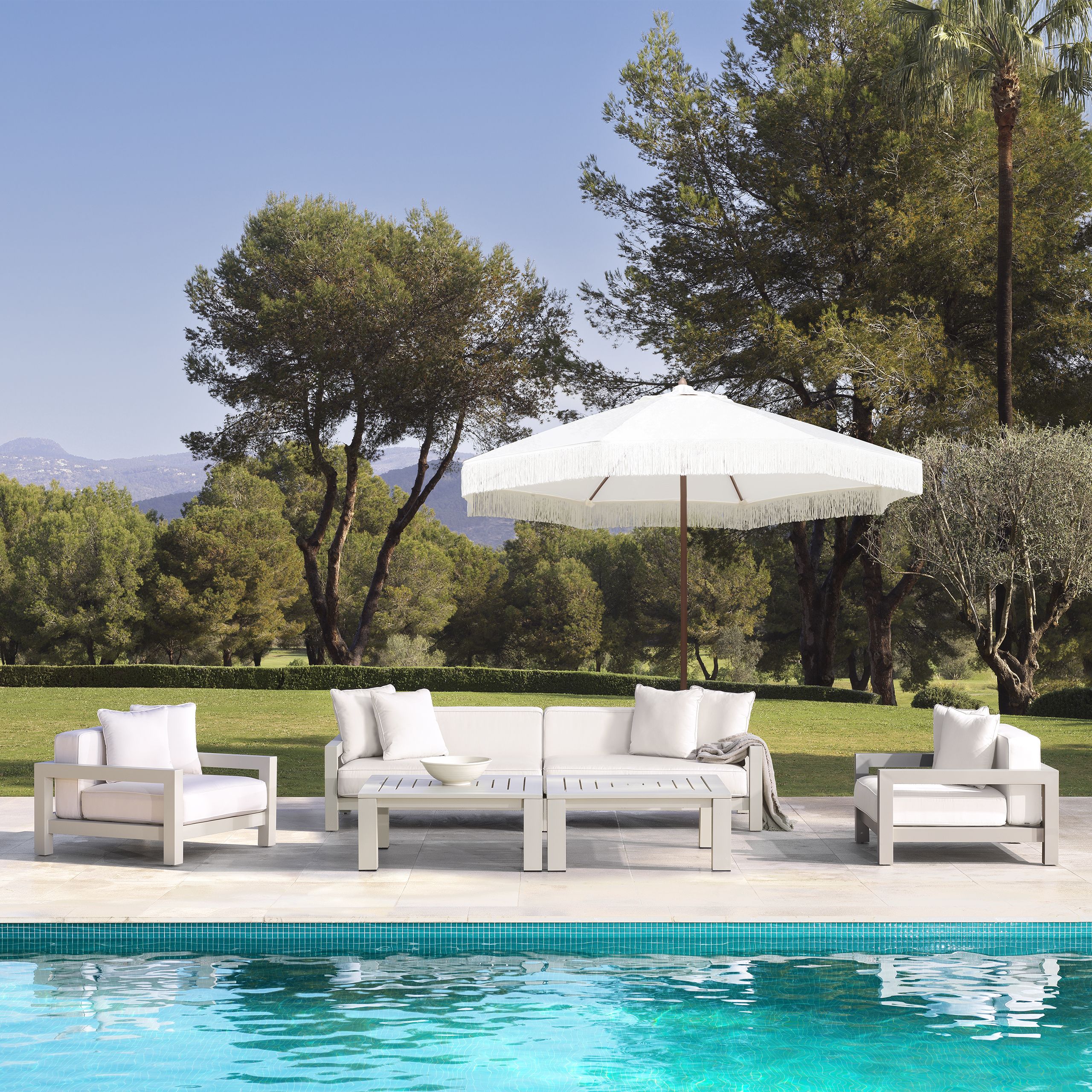 Beige Outdoor Sunbrella Sofa | Eichholtz Cap-Antibes | OROA