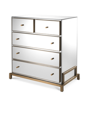 5 Drawer Mirror Glass Dresser | Eichholtz | #1 Eichholtz Retailer