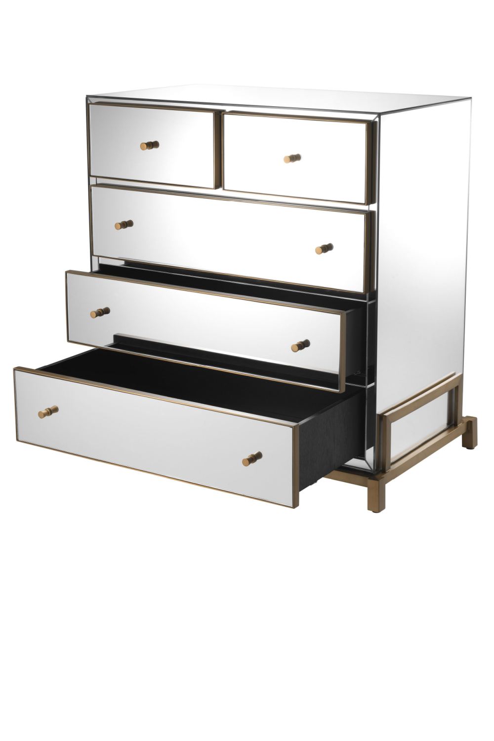 5 Drawer Mirror Glass Dresser | Eichholtz | #1 Eichholtz Retailer