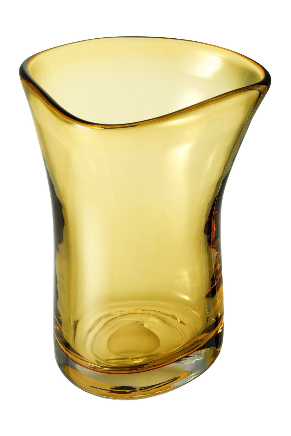 Yellow Hand Blown Glass Vase | Eichholtz Corum L | OROA