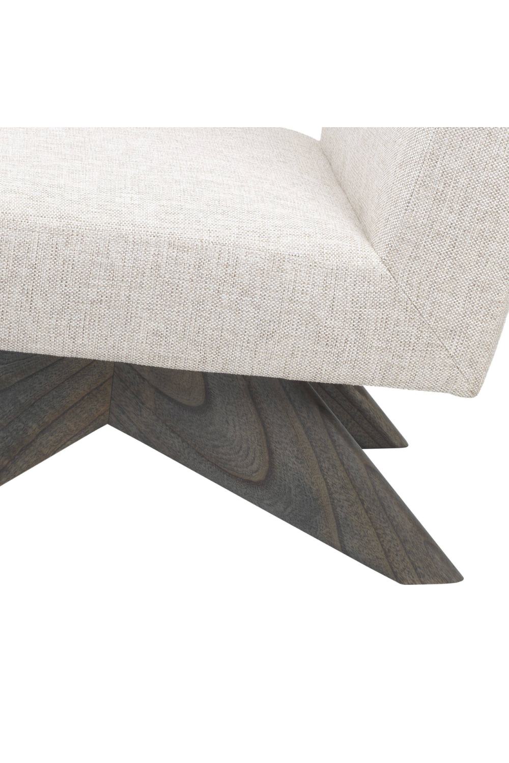 Beige Wooden Accent Chair | Eichholtz Erudit | OROA.com