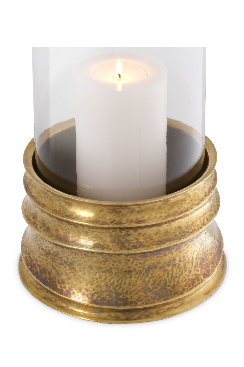 Vintage Brass Candle Holder - Eichholtz Gilardon | OROA.com