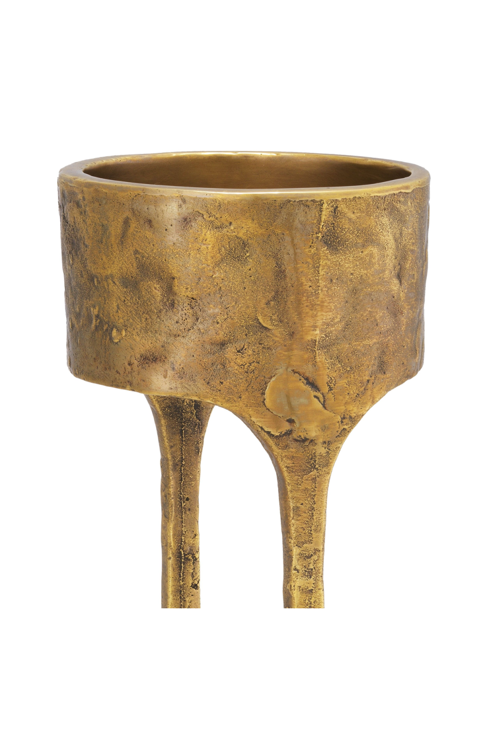 Vintage Brass Candle Holder | Eichholtz Bologna L | OROA
