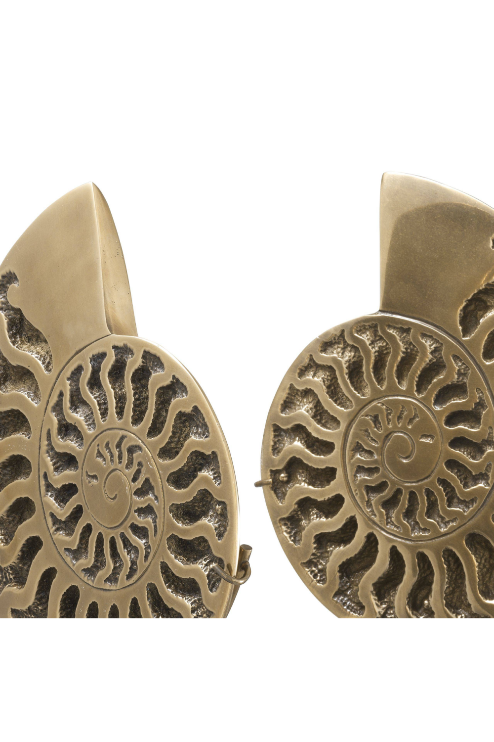 Vintage Brass Object Set of 2 | Eichholtz Ammonite | OROA.com