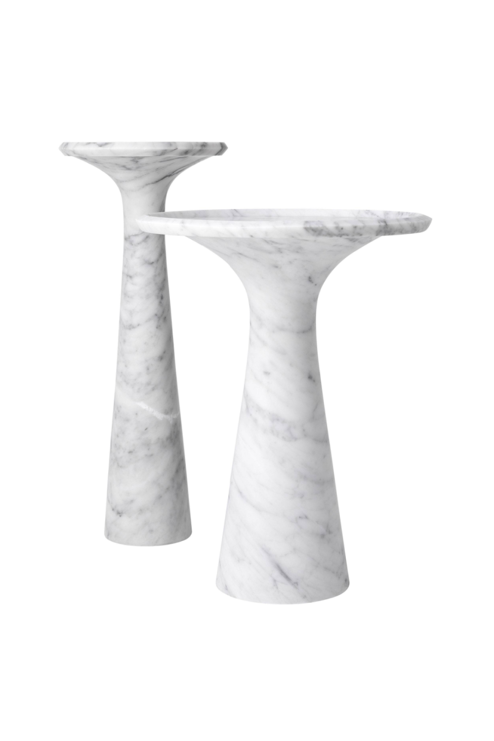 White Marble Side Table | Eichholtz Pompano | OROA.com