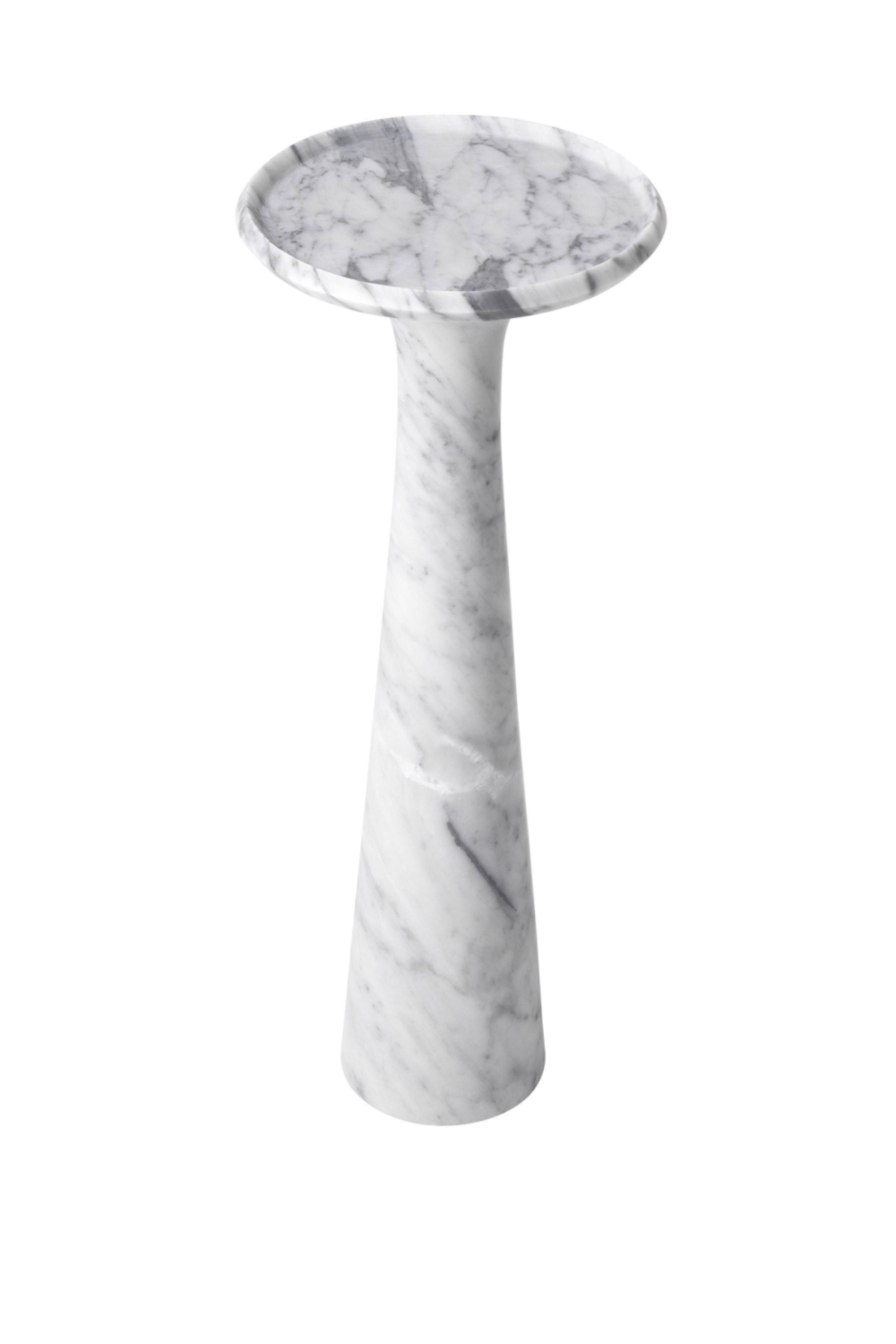 White Marble Side Table | Eichholtz Pompano | OROA