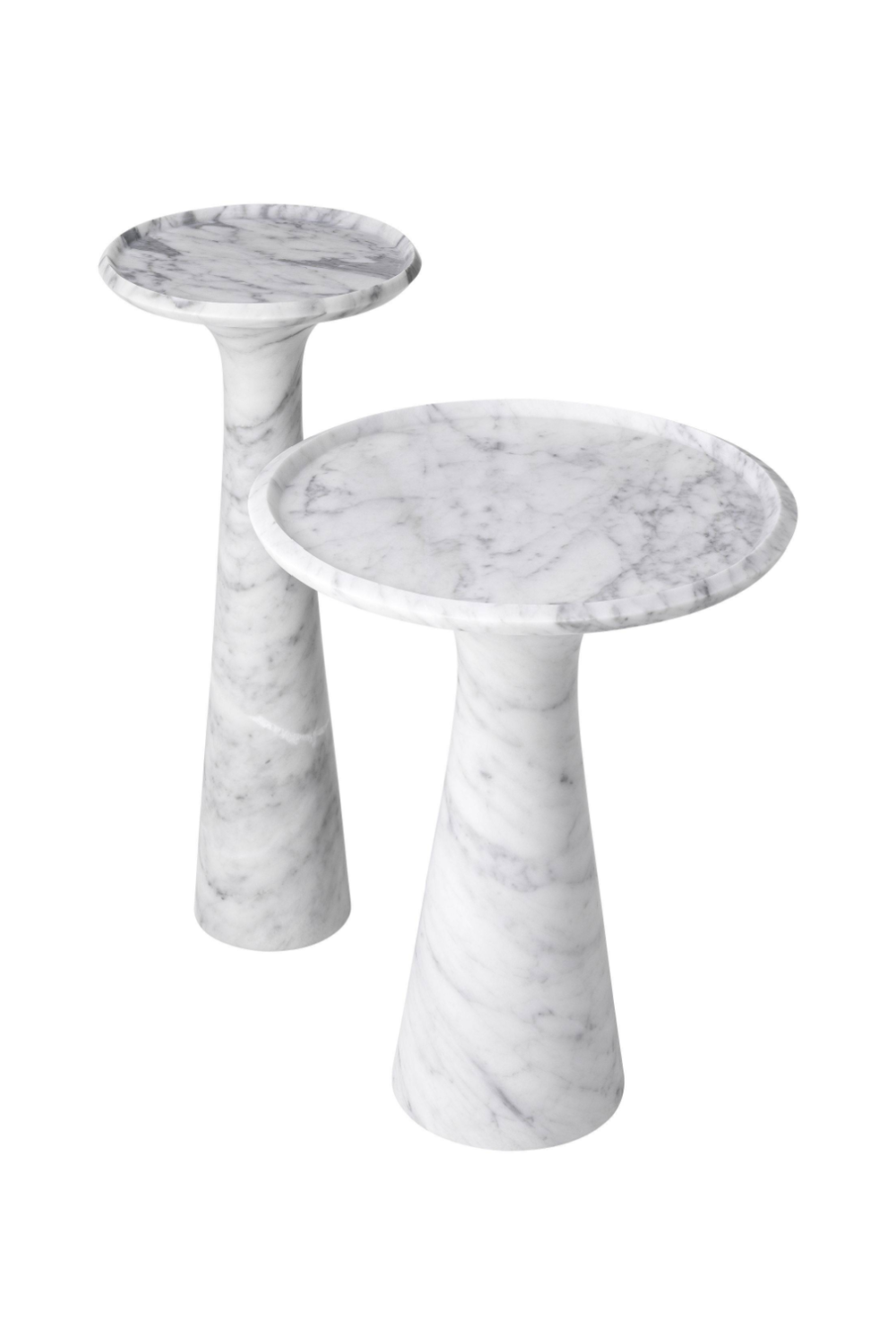 White Marble Side Table | Eichholtz Pompano | OROA