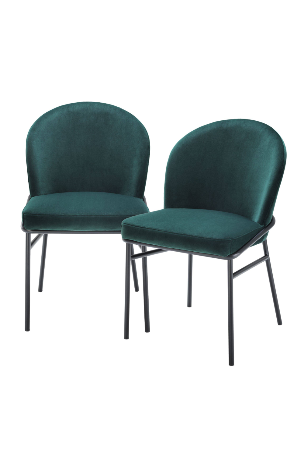 Dark Green Velvet Dining Chair | Eichholtz Willis| #1 Eichholtz Retailer