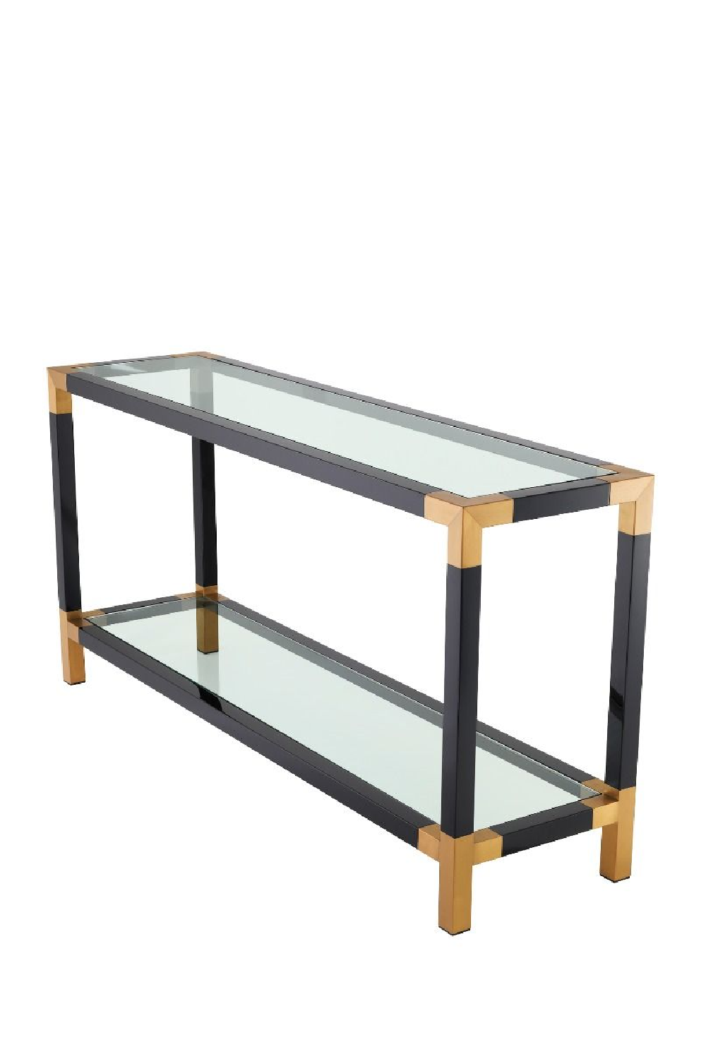 Black Clear Glass Console Table | Eichholtz Royalton | OROA