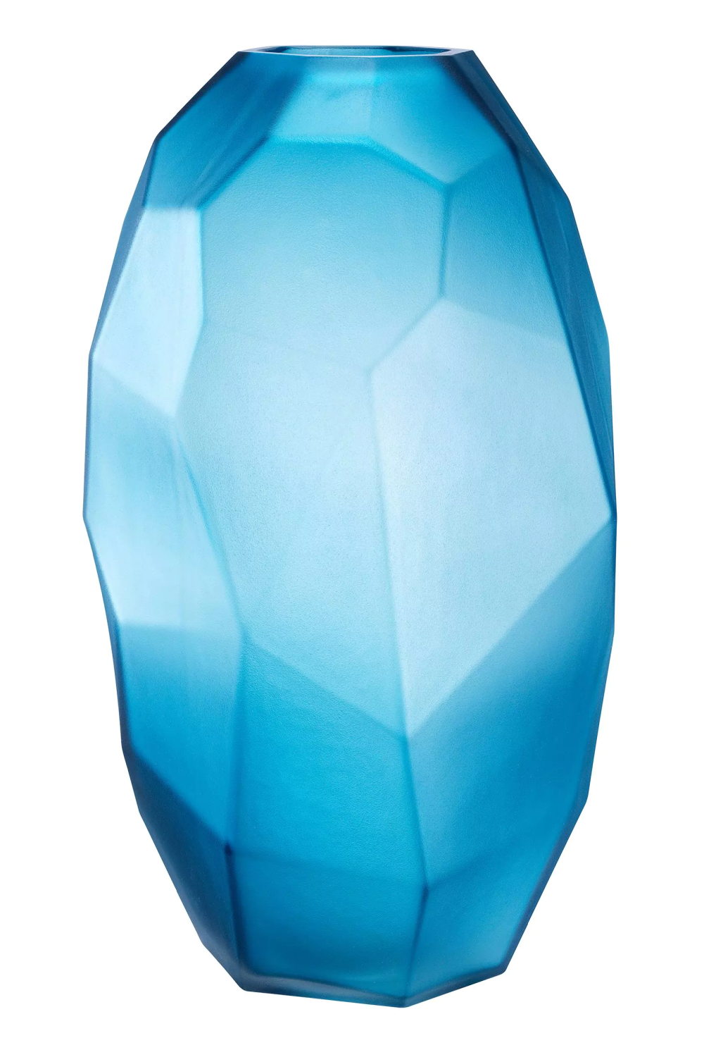 Gorgeous Blue Hand Blown Glass Vase - Eichholtz Fly L | OROA.com