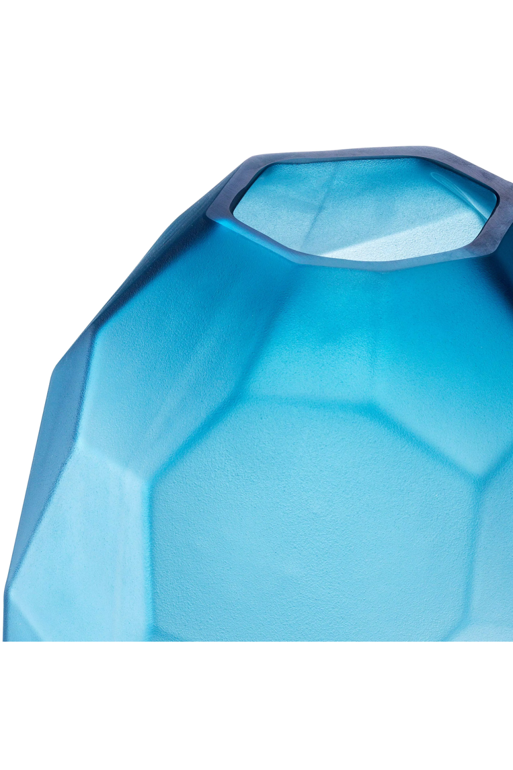 Gorgeous Blue Hand Blown Glass Vase - Eichholtz Fly L | OROA.com