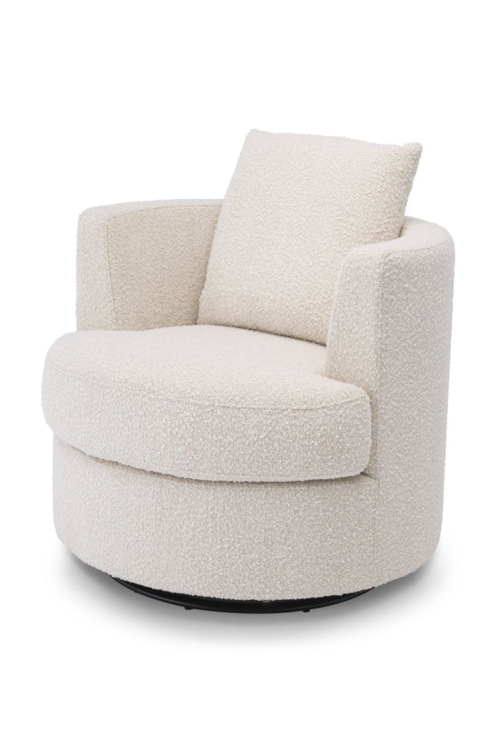 Cream Bouclé Swivel Chair | Eichholtz Felix |  Oroa.com
