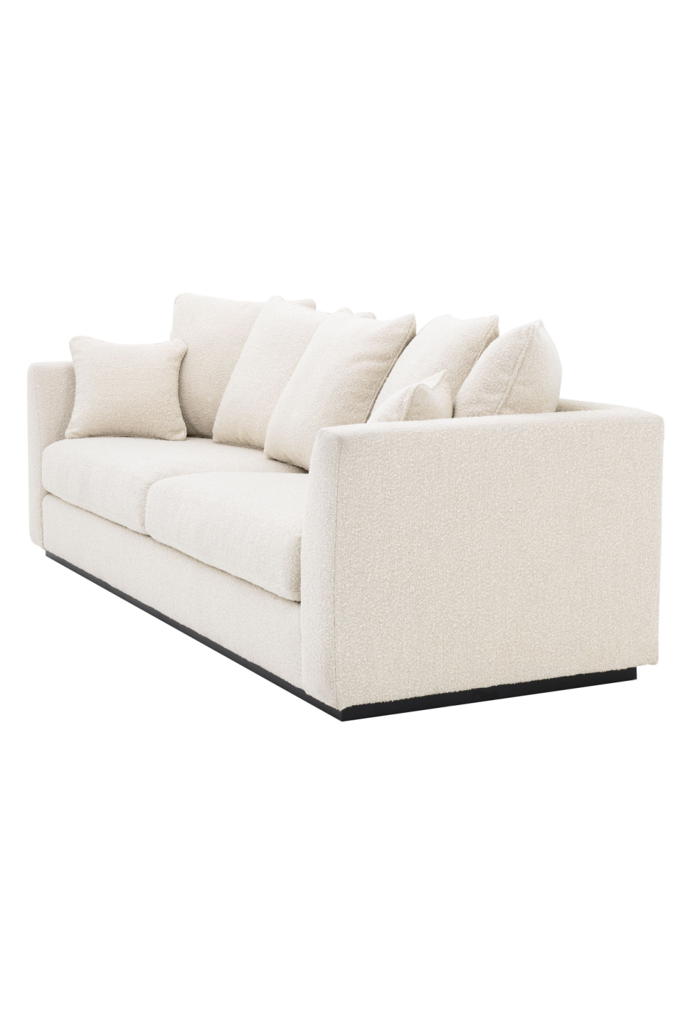 Cream Bouclé Sofa With Cushions | Eichholtz Taylor | Oroa.com