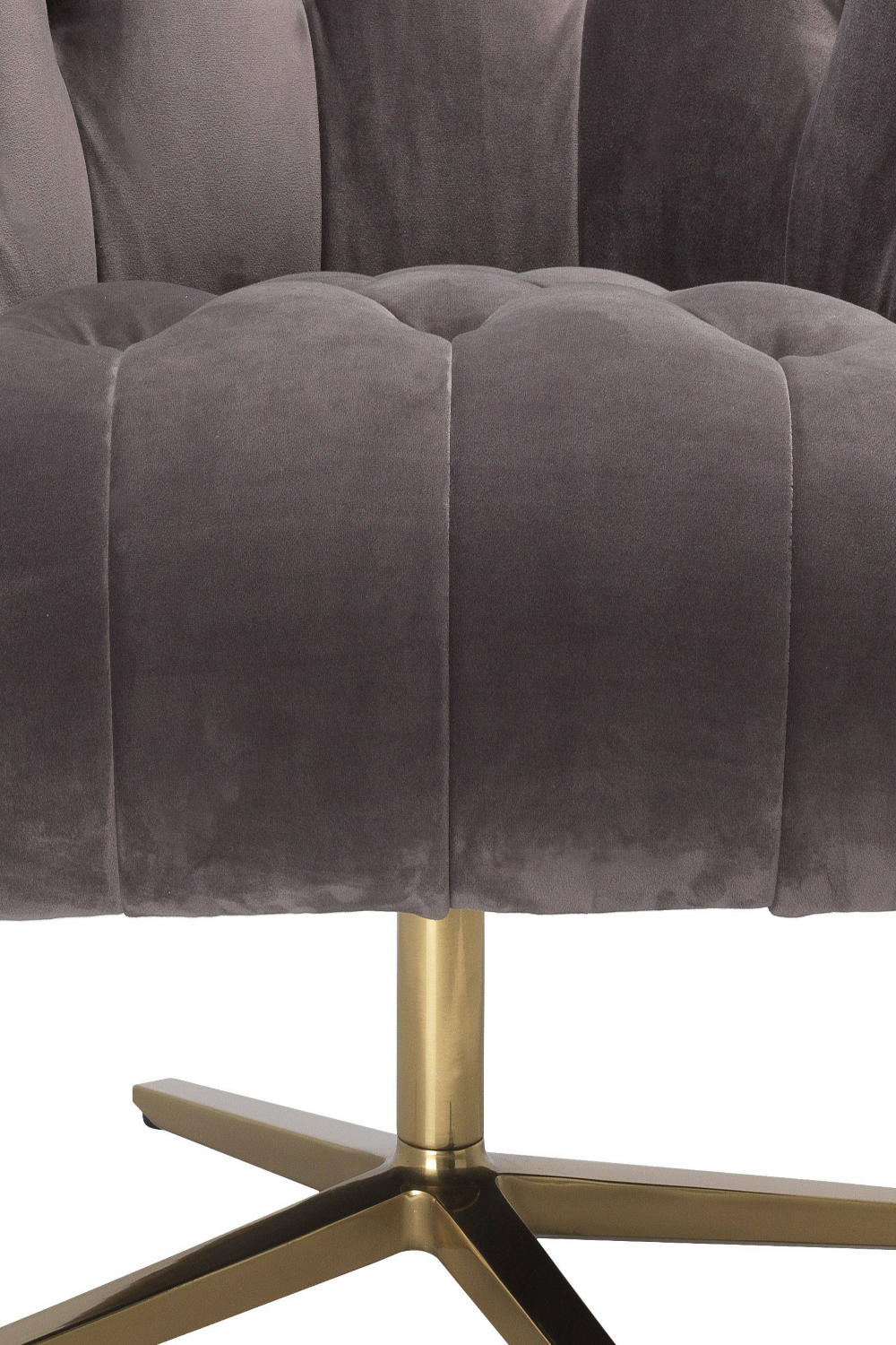 Gray Velvet Swivel Chair | Eichholtz Gardner | Oroa.com