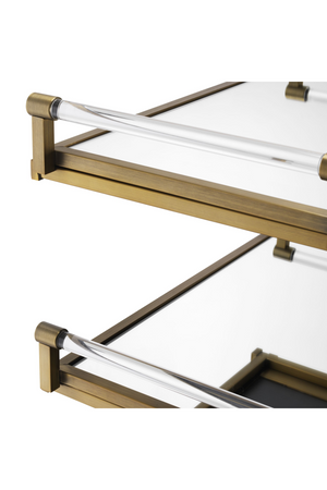 Brass and Black Oak Trolley | Eichholtz Eiffel | #1 Eichholtz Retailer