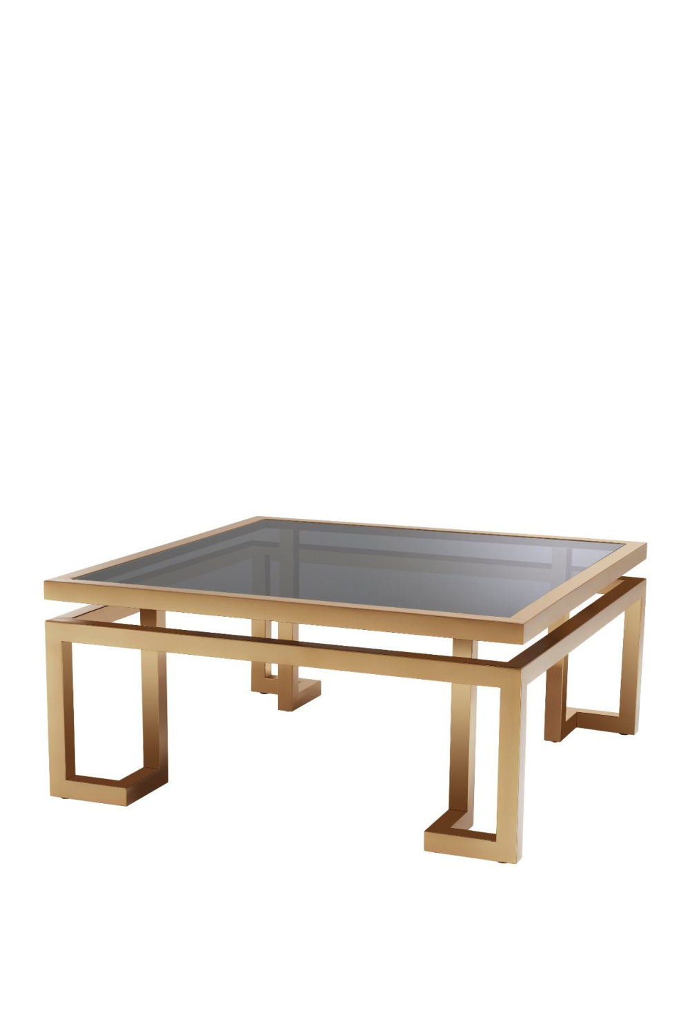 Brushed Brass Square Coffee Table | Eichholtz Palmer | OROA