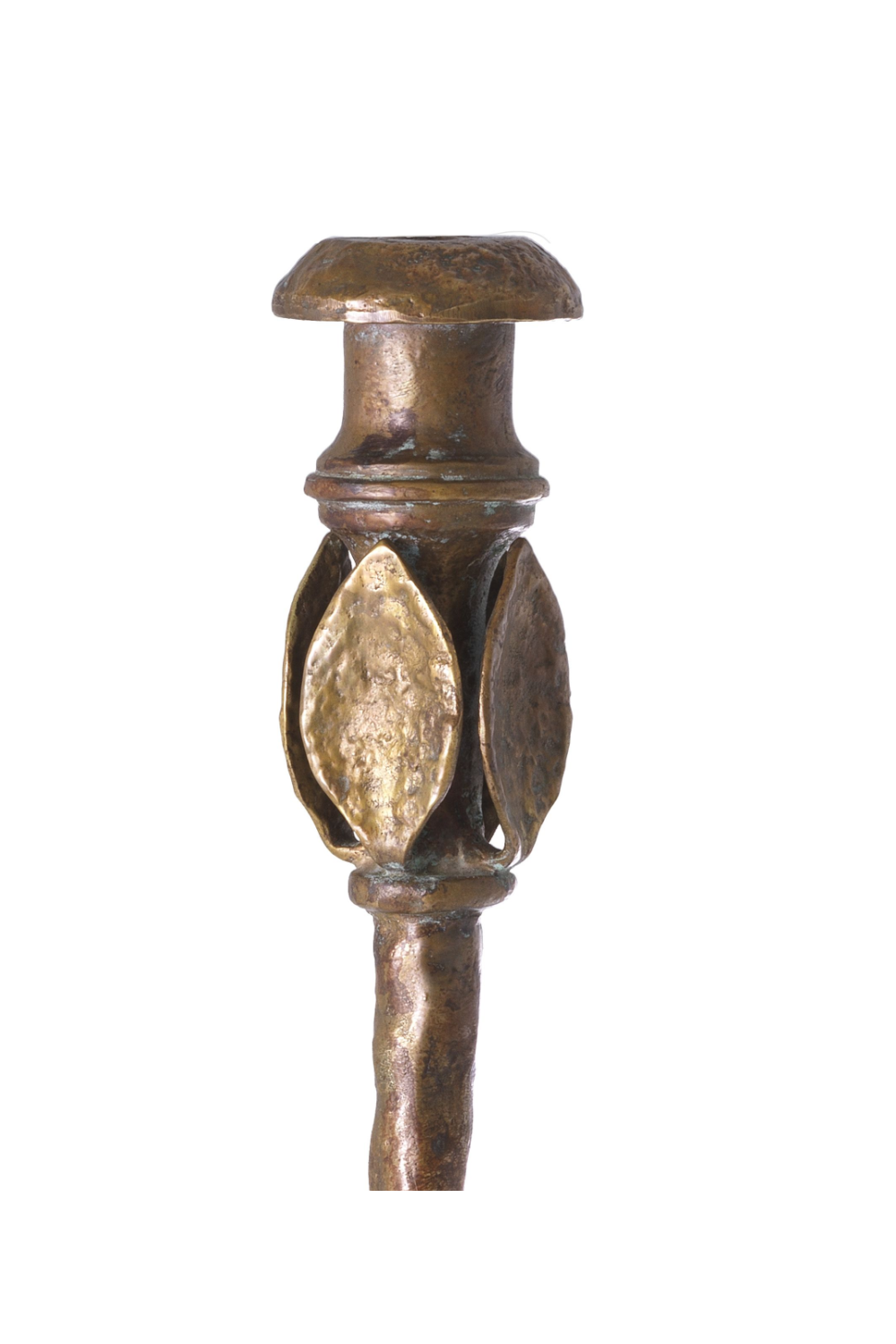 Vintage Brass Candle Holder | Pair
