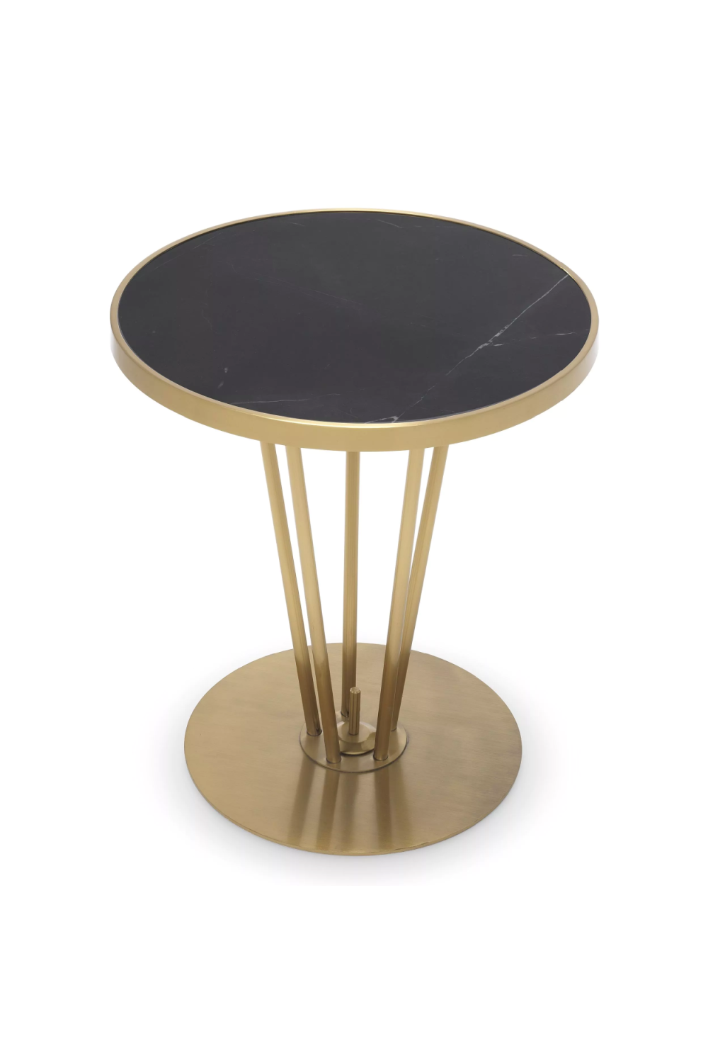 Brass Round Side Table | Eichholtz Horatio | OROA